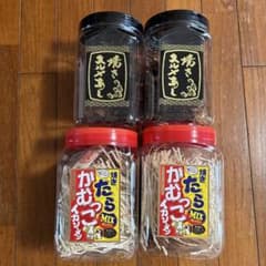 焼きスルメあし 焼きタラかむっこ イカソーメンMIX 4個セット おつまみ