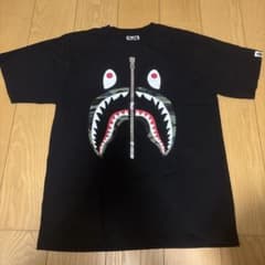 A BATHING APE SHARK Tシャツ ブラックのサムネイル