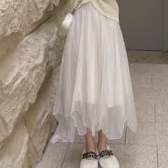 GRL シアーイレヘムフレアスカートのサムネイル
