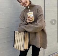 【美品】ANDJ ビックシュルエットゆるニット