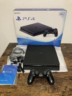 SONY PS4 本体 500GB 黒　ジャンクコントローラー付のサムネイル