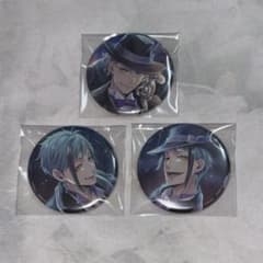 ツイステ 寮服 缶バッジ AGF 渋谷モディ アズール ジェイド フロイド