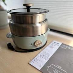 BRUNO コンパクトマルチグリルポット BOE115 ブルーグリーン 電気鍋のサムネイル