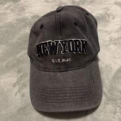 NEW YORK キャップ グレー(古着)のサムネイル