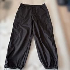 UNIQLO カーゴパンツ ブラック XL ウエストゴムのサムネイル