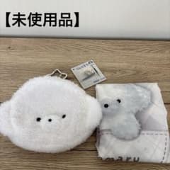 【新品未使用品】じょせまる ふぇいすぽーちつき えこばっぐ エコバッグ 白