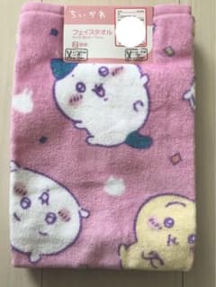 アベイル しまむら ちいかわ フェイスタオル 34cm×75cm 1枚のサムネイル