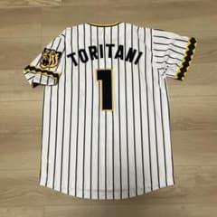 阪神タイガース　鳥谷敬　復刻ユニフォーム　LLサイズ　未使用　優勝ワッペン付き 阪神タイガース 鳥谷敬 復刻ユニフォーム LLサイズ 未使用 優勝