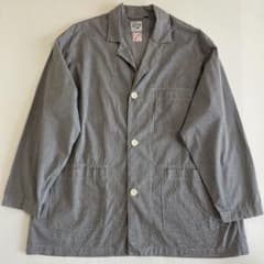 or Slow　オアスロウ　ビッグシャツ　コットン　チェック　グレー
