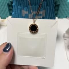 リバーシブル ローマ数字 ネックレス ピンクゴールドのサムネイル