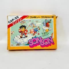 FC ソンソン CAPCOM 1985 箱付 レトロ SONSON カプコン - メルカリ
