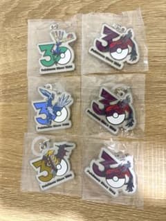 ポケモン 30th ラバーコレクション 6個セットのサムネイル
