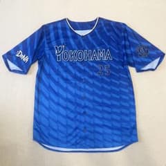 美品 横浜DeNAベイスターズ 筒香嘉智 ビジター ユニフォーム Oサイズ