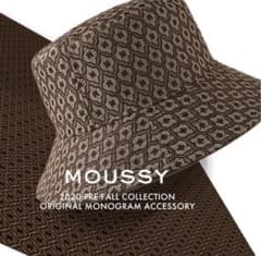 値下げ！ MOUSSY モノグラム バケットハット BRNのサムネイル