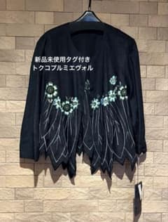 新品未使用タグ付き トクコプルミエヴォル 花刺繍 ボレロ - メルカリ