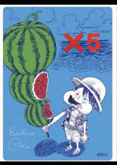 ワンピースカードゲーム ルフィ スリーブ 5枚セット - メルカリ