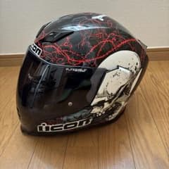 ICON AIRFLITE SKULL 18フルフェイスヘルメットのサムネイル