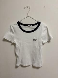 GAP リンガーTシャツ ホワイト レディースのサムネイル