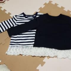 まゆずみ様90センチ長袖2枚セットのサムネイル