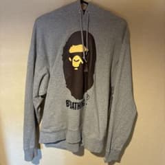 BAPE グレー フード付きパーカーのサムネイル