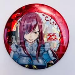 エルザ FAIRY TAIL アニメイトカフェ アニカフェ グリッター缶バッジ