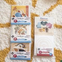 一番くじ アニメポケットモンスター Ｆ賞ステッカー＆Ｇ賞メモ セットのサムネイル