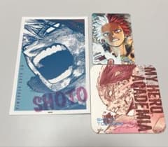 ヒロアカ 原画展 轟焦凍 アートコースター マグネットステッカーコレクション 他