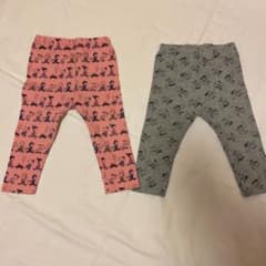 SNOOPY PEANUTS ユニクロ　レギンスパンツ　2枚セットのサムネイル