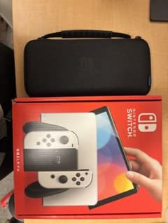 Nintendo Switch 有機ELモデル 本体 ケース付き - メルカリ