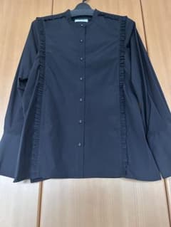 新品 machatt マチャット ダブルフリルシャツ 黒 タグ付き - メルカリ