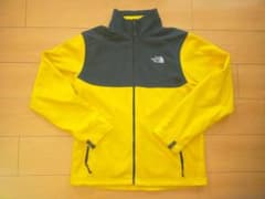 THE NORTH FACE フリースジャケット イエロー×グレーのサムネイル