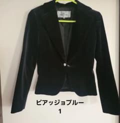 ビアョジョブルー ベロア ジャケット 卒業 謝恩会 結婚式にもTheory 