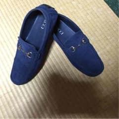 ドライビングシューズ ローファー 新品 ネイビーのサムネイル