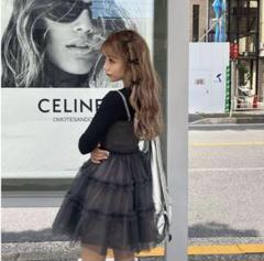 Treat Urself バレリーナチュールミニワンピース black Treat ürself バレリーナチュールミニワンピース - メルカリ