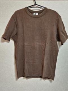 Uniqlo U クルーネックTシャツ ブラウン Sのサムネイル
