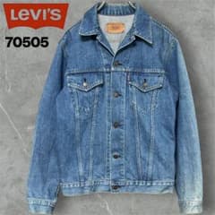 80s Levi's 70505 4th 日本製 デニムジャケット 38 赤タブ - メルカリ