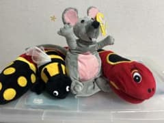 Jolly Phonics ジョリーフォニックス パペット 3点セット 英語教材 Jolly Phonics ジョリーフォニックス パペット 3点セット 英語教材