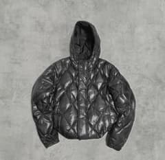 old UNIQLO 00s down jacket y2k ブラック - メルカリ