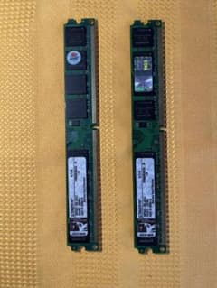 Kingston デスクトップDDR2メモリ 2GB×2枚合計4GB 動作確認済のサムネイル