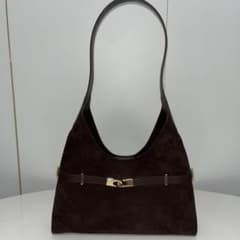 CHARLES & KEITH ブラウン ハンドバッグのサムネイル