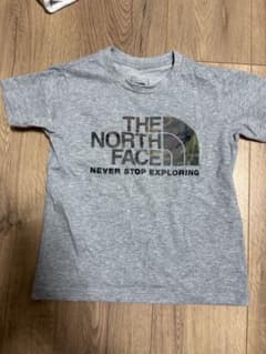 THE NORTH FACE Tシャツ カモフラロゴ グレーのサムネイル