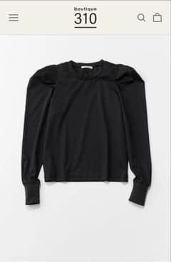 新品◾️バブルのロンT◾️ ブティック310 佐藤佳菜子さん boutique310 スローン バブルのロンT ブラック 佐藤佳菜子 - メルカリ
