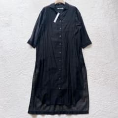 RADIATE★半袖シャツワンピース黒★スコットクラブ系★ヤマダヤ 新品タグ付】RADIATE スコットクラブ ロングシャツ ワンピース 黒 M