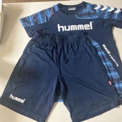 hummel トレーニングウェアセット ネイビー　130のサムネイル