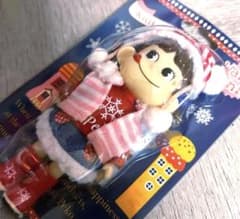 Rare Knit Peko-chan figure, brand new and unopened, from Fujiya Milky Peko-chan.