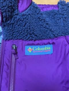 Columbia リバーシブル フリースジャケット ネイビー パープルのサムネイル