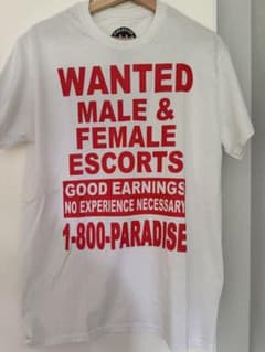 PARADISE NYC Tシャツ ホワイト Mサイズ　アメリカ製のサムネイル