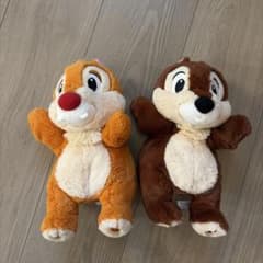 ディズニー チップとデール ぬいぐるみ 2体セット ハンドパペットのサムネイル