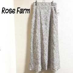 Rose Farm しまむら フレアロングスカートレオパード柄 体型カバーのサムネイル