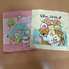 すみっコぐらし タオル セット キ ャンプウォッシュタオル　３４✕３４